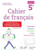 Cahier de français 5e cycle 4