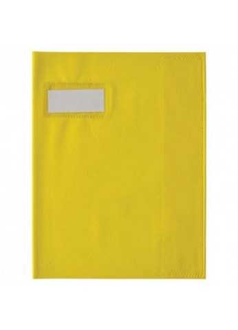 Protège-cahier avec rabats,24 x 32, jaune